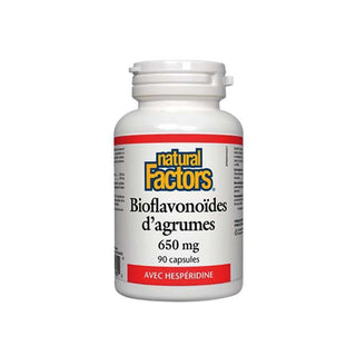 Bioflavonoïdes d'agrumes - 650mg - 90 Caps - Natural Factors - Default - Natural Factors