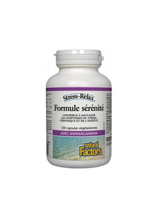 Formule Sérénité - Natural Factors - 120 capsules - Stress-Relax