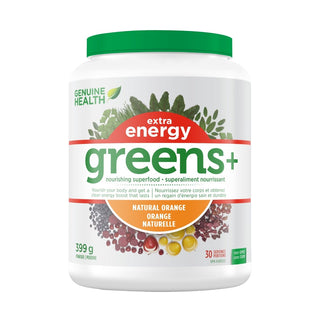 Greens+ Extra Energy - Orange - 399g - Genuine Health