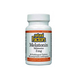Mélatonine 3mg - 90 Comprimés - Natural Factors - Default - Natural Factors