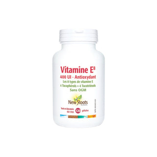 Vitamine E8 - 400 UI - 120 Gélules - New Roots - New Roots Herbal